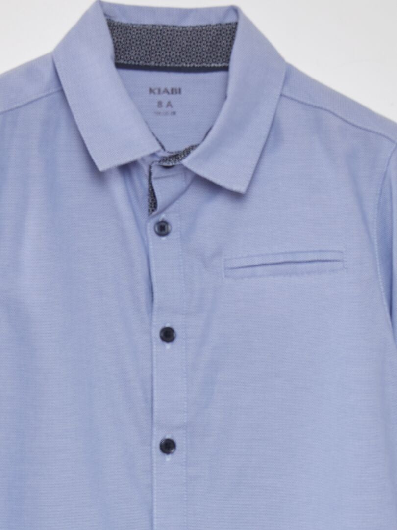 Camisa de algodão - AZUL