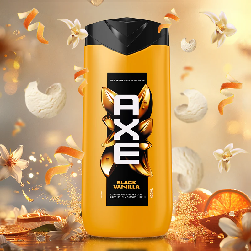 Gel de Banho Axe Premium Black Vanilla para Homens