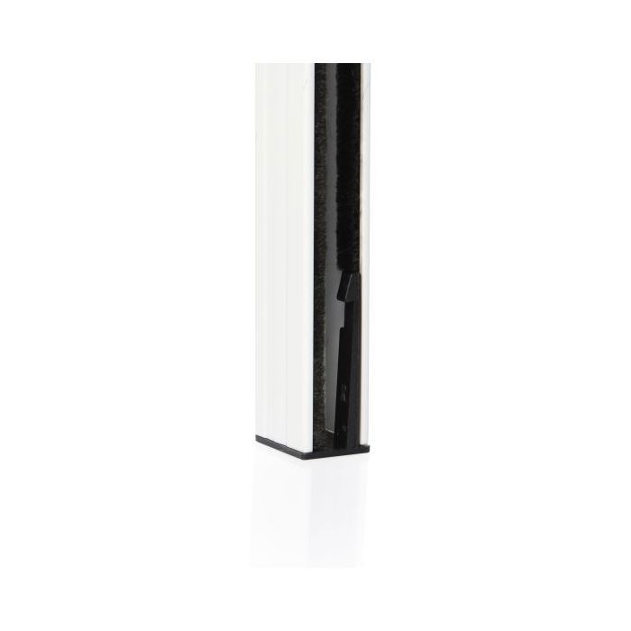 Zanzariera arrotolabile per finestre - L80 x H130 cm - Ritagliabile - Alluminio bianco - Repellente per insetti