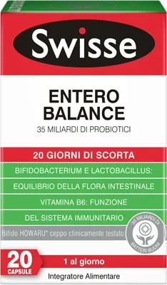 SWISSE Swisse Entero Balance 20 capsules Voedingssupplement voor het in balans brengen van de darmflora