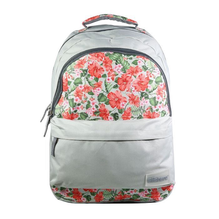 Mochila BAGTROTTER Offshore de 2 compartimentos, flores grises