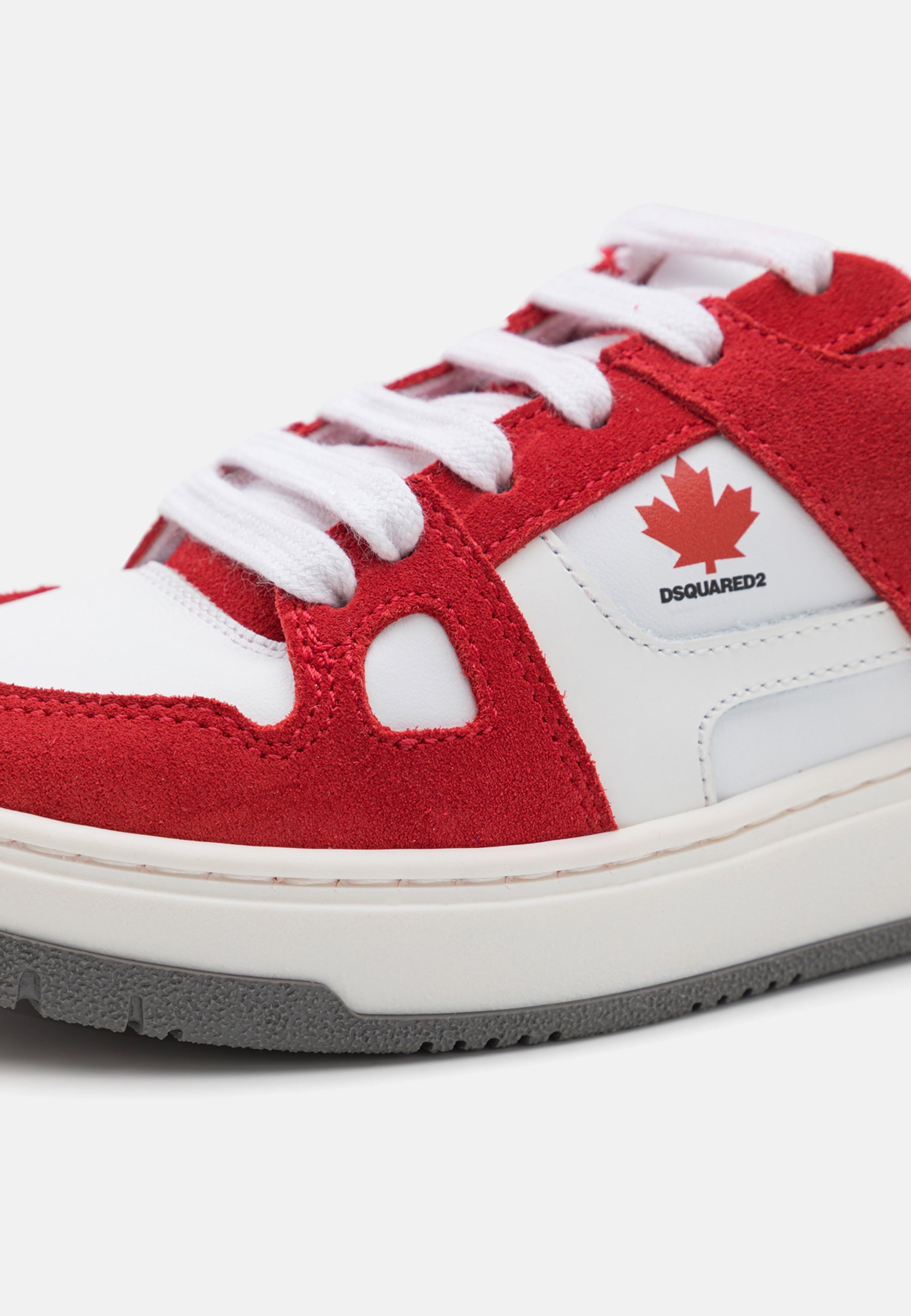 Dsquared2 UNISEX - Skateschoenen - wit/rood/grijs