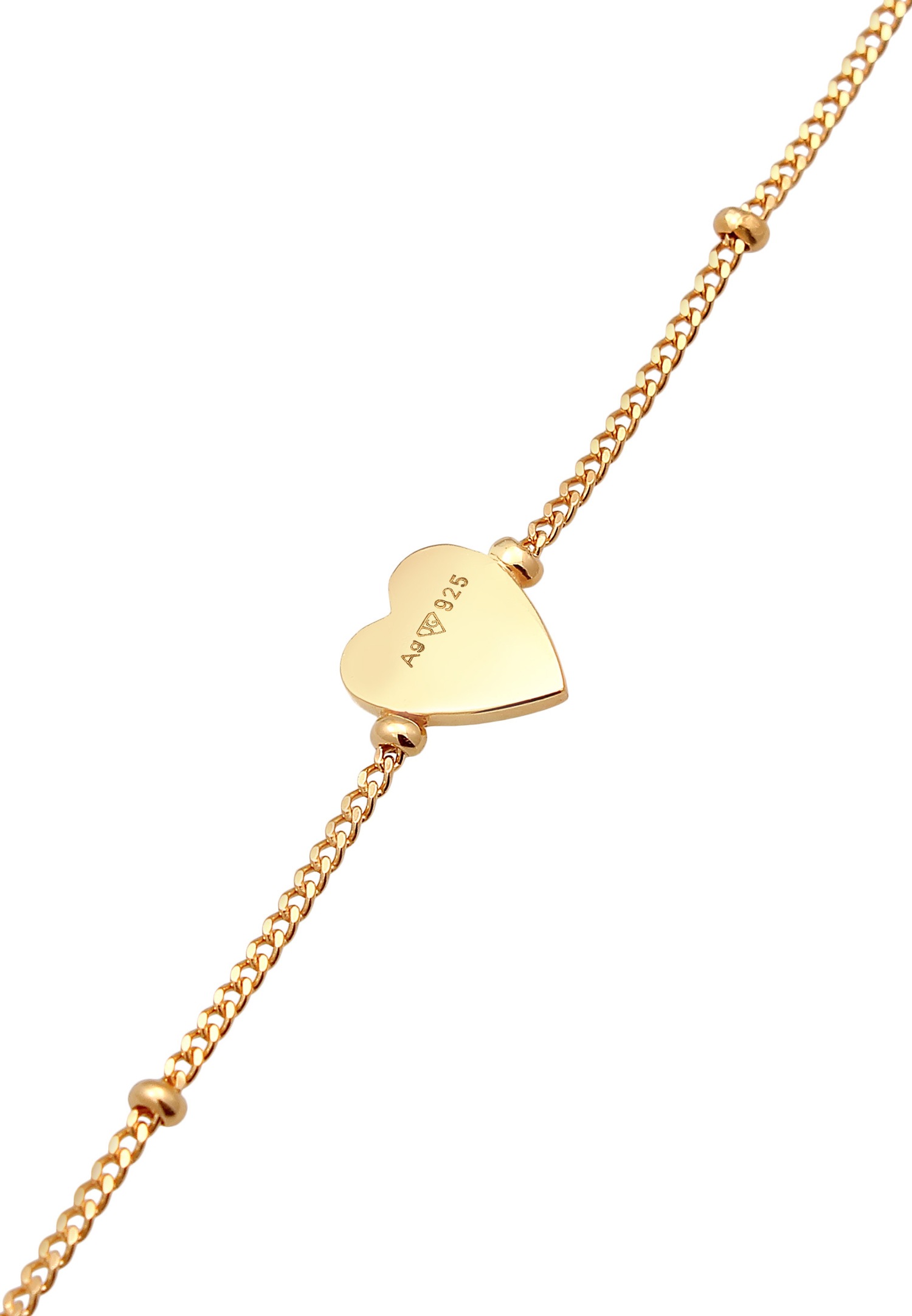 Elli Femmes Cœur Coupé Basique Mère-Enfant Set en argent sterling 925