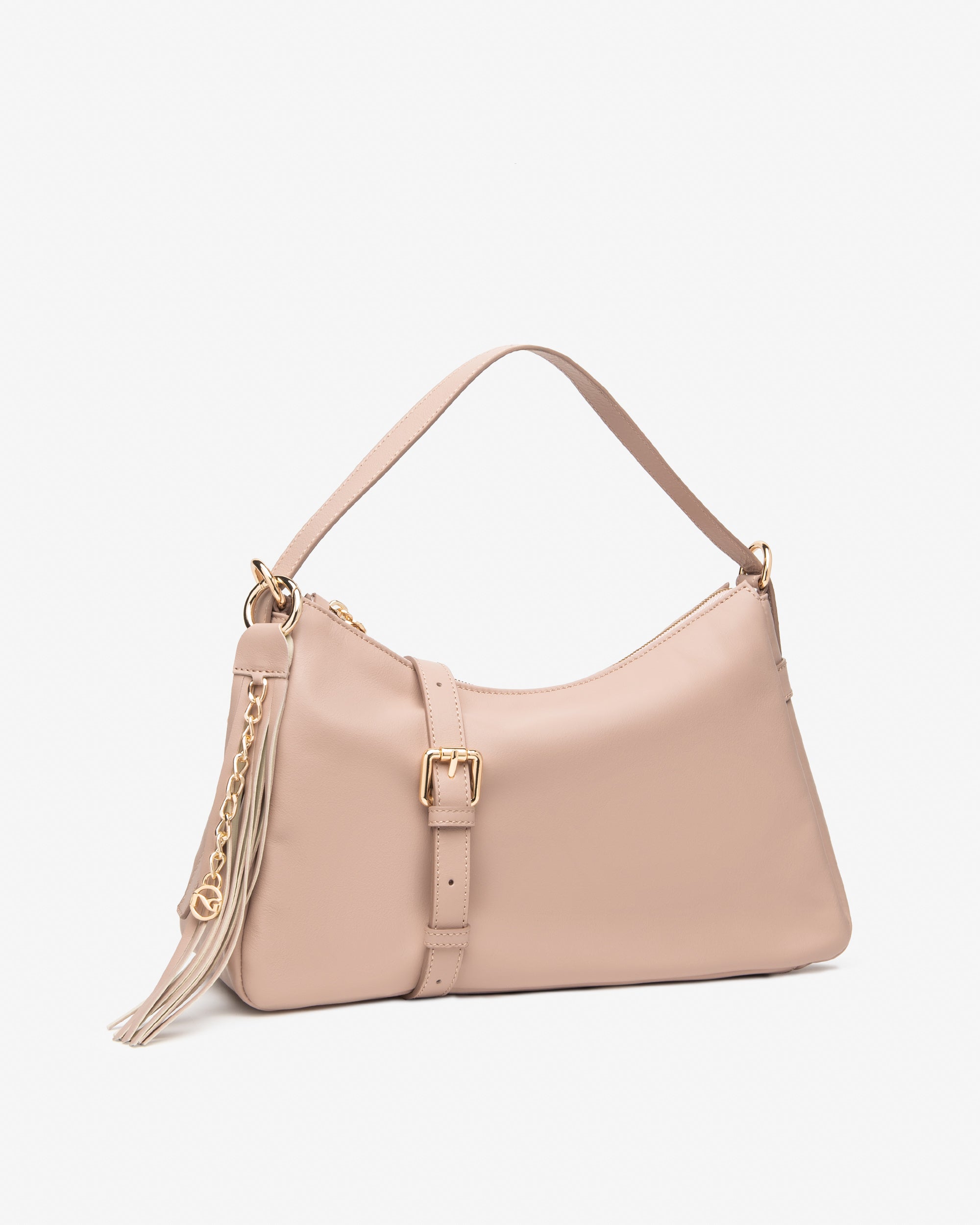  Hobo-Tasche aus Leder für Damen