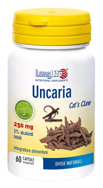 LANG LEVEN LongLife Uncaria 3% voedingssupplement voor natuurlijke afweer 60 plantaardige capsules Immuunwelzijn