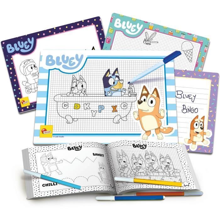 Ecole de dessin - Bluey drawing school - Kit complet pour apprendre à dessiner - LISCIANI