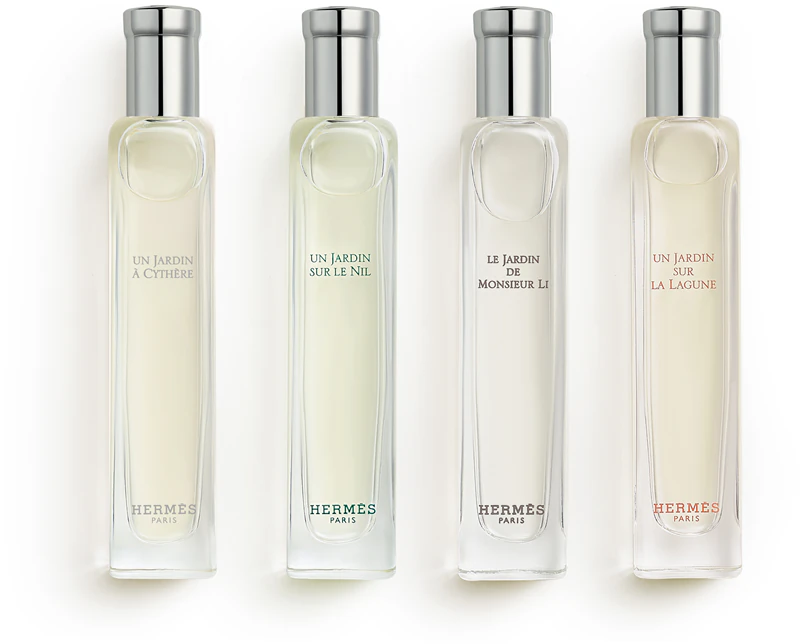 Conjunto de coleção HERMÈS Perfumes-Gardens zestaw podróżny unissex