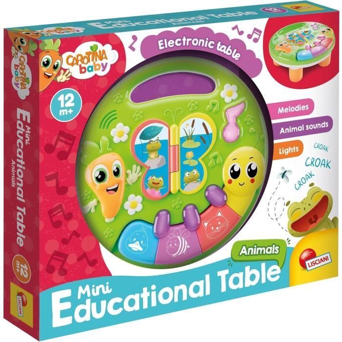Animals - Mini Educational Table - CAROTINA BABY - Discover animals, sounds and melodies