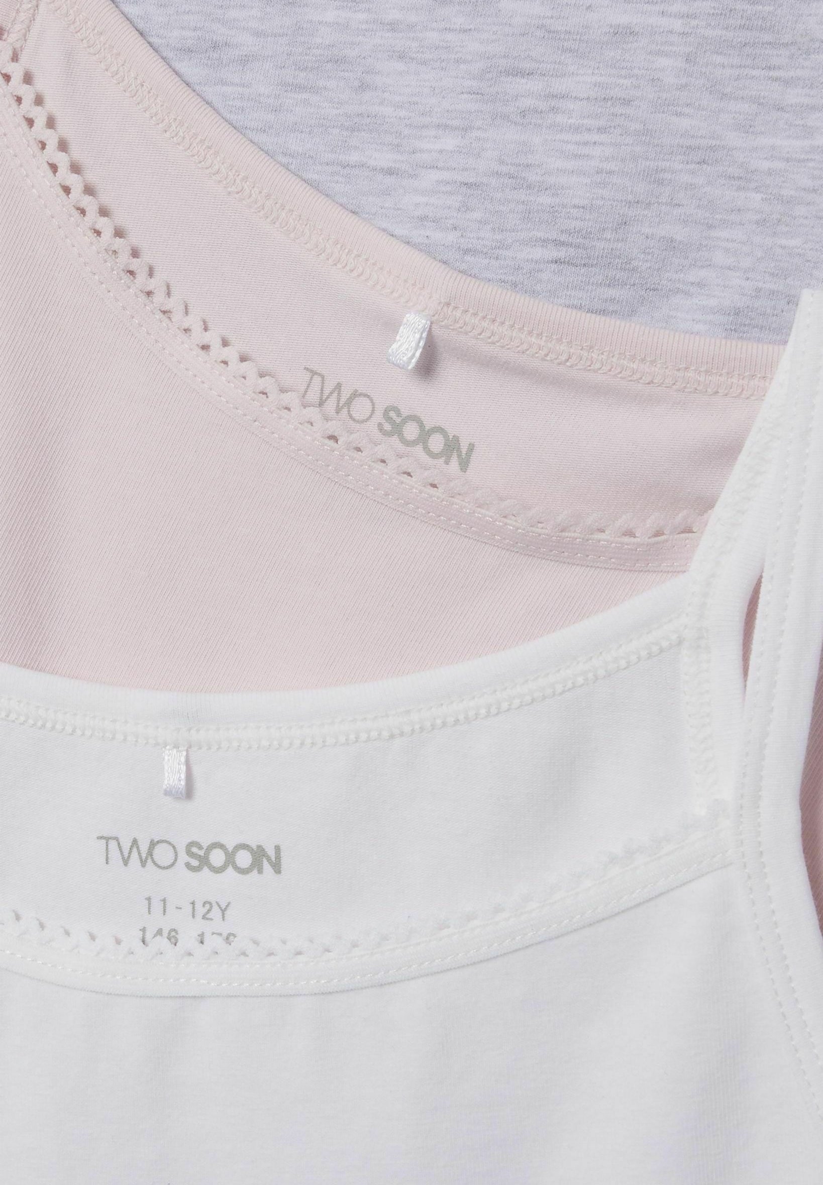 TWO SOON 3ER-PACK - Alussärk - erevalge