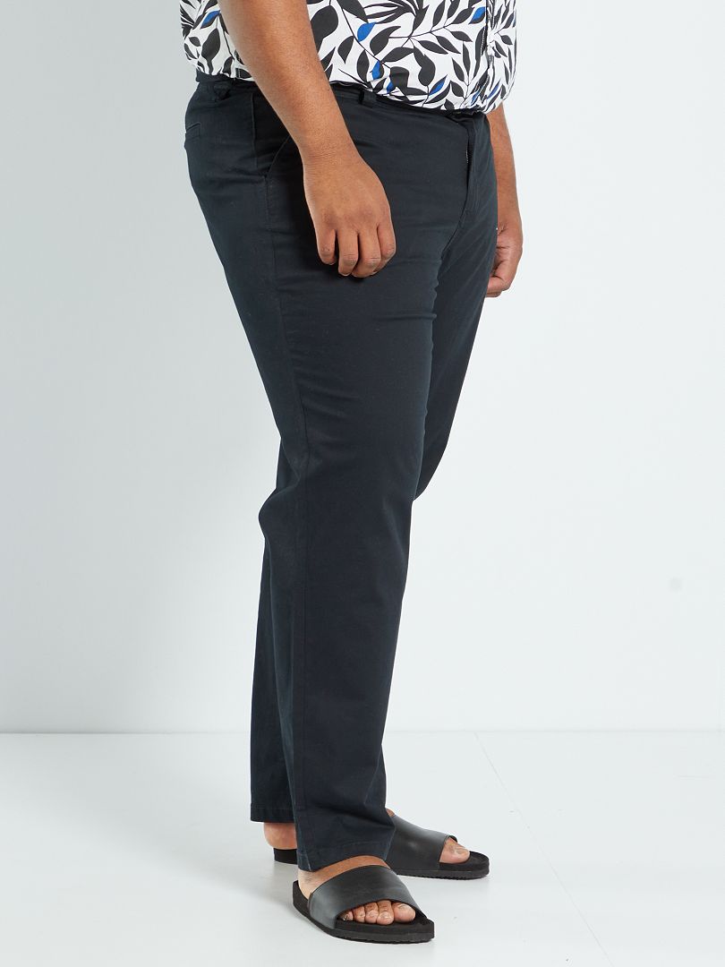 Calça chino reta L30 - Preta
