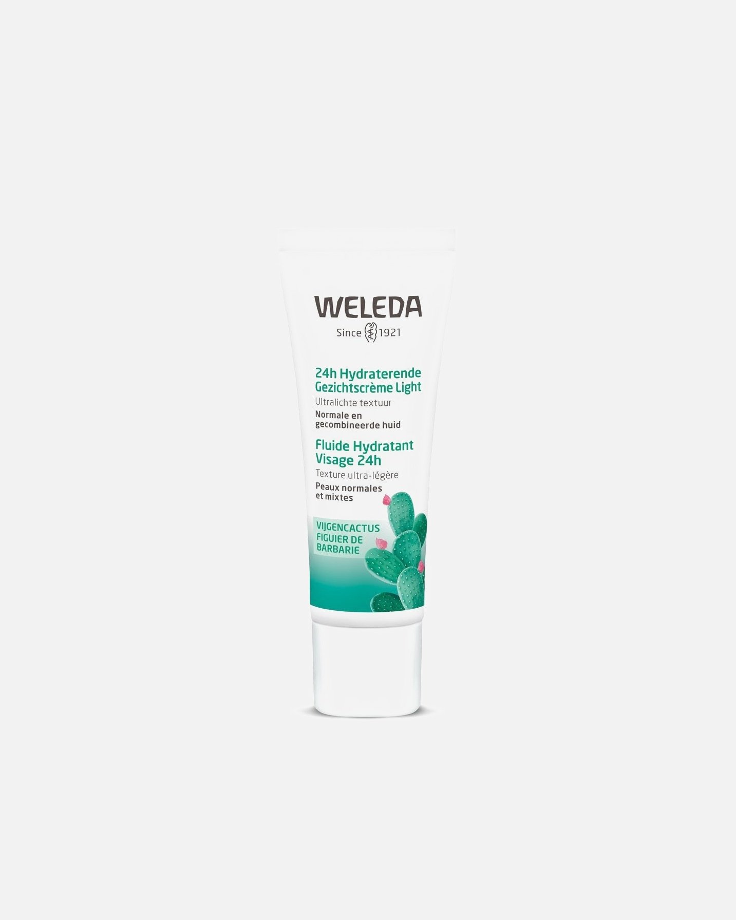 Weleda figų ir kaktusų 24 val. drėkinamasis veido kremas „Light“ – 30 ml