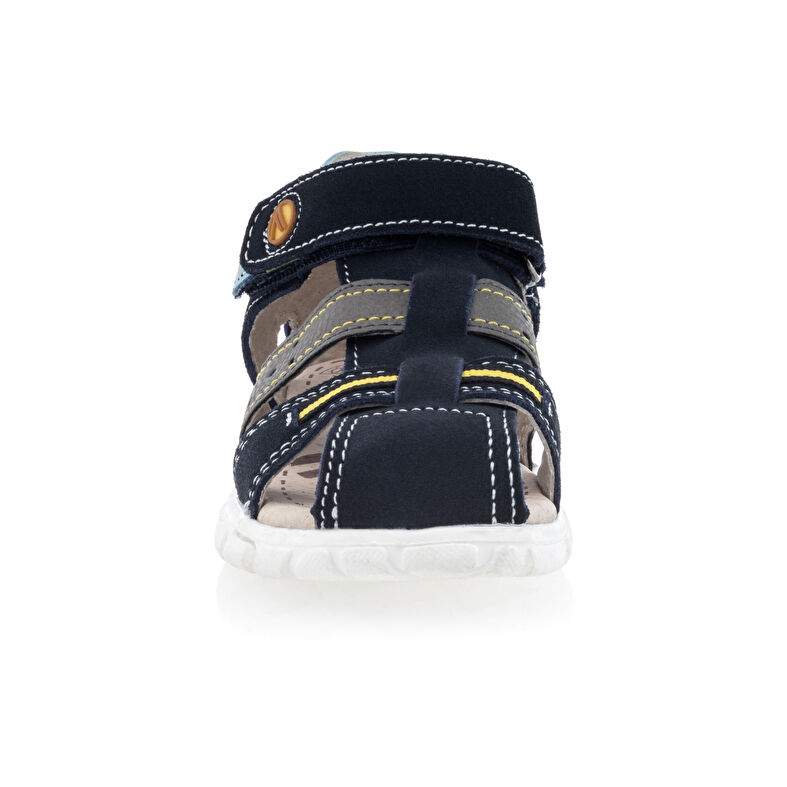 Blaue Jungen-Sandalen / Zehenfreie Schuhe