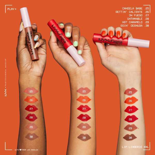 Nyx Professional Makeup Lip Lingerie XXL Liquid Lip On Fuego