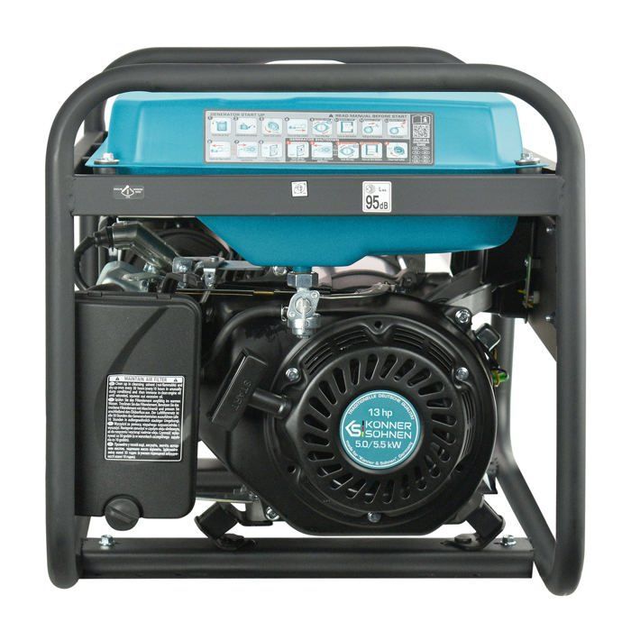 Groupe électrogène - Konner & Sohnen - KS 7000E-3 ATS - 5500W - Essence - Triphasé