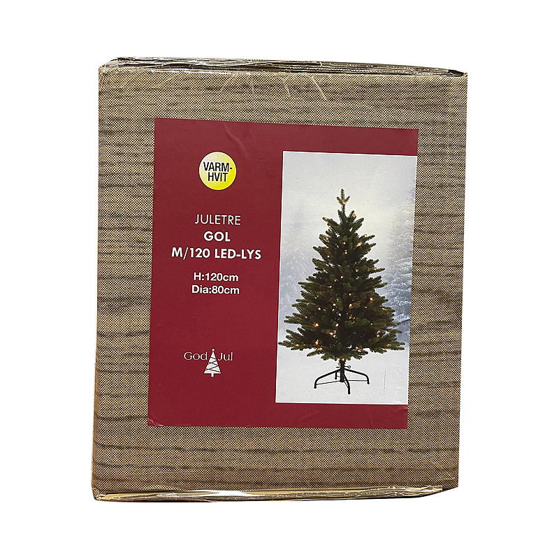 Hem Gol julgran 120 cm, 120 LED-lampor