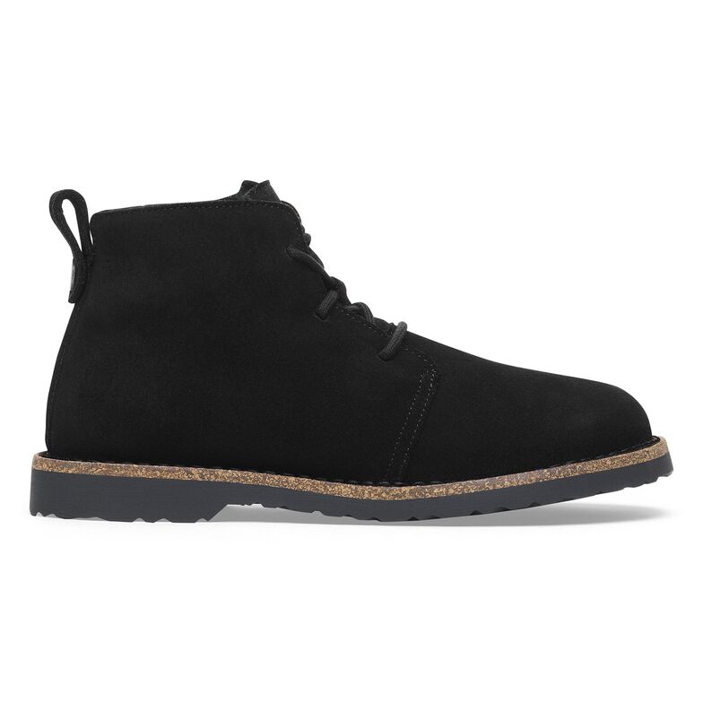 Uppsala Mid Shearling Pelle scamosciata - Black Black