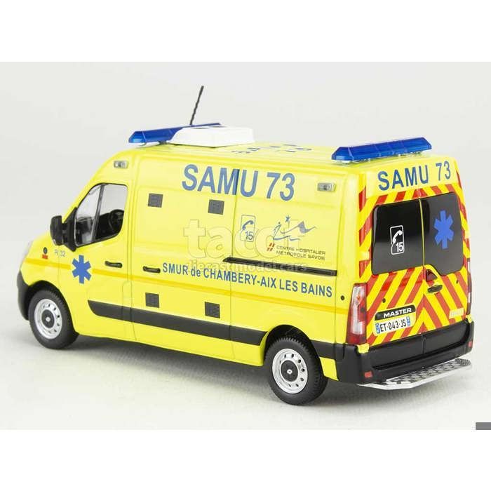 Modellino da collezione - NOREV - Renault Master III Ambulanza SAMU 73 2014 - Scala 1/43 - Metallo assemblato