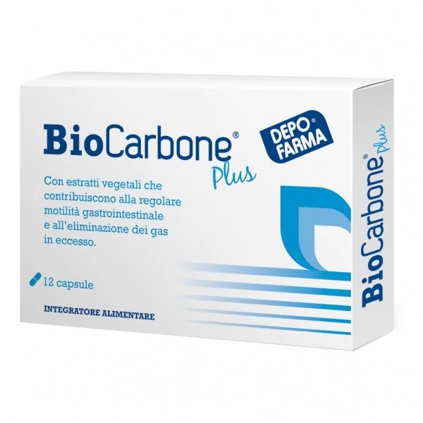 DEPOFARMA Biocarbone Plus 24 capsules pour une motilité intestinale régulière