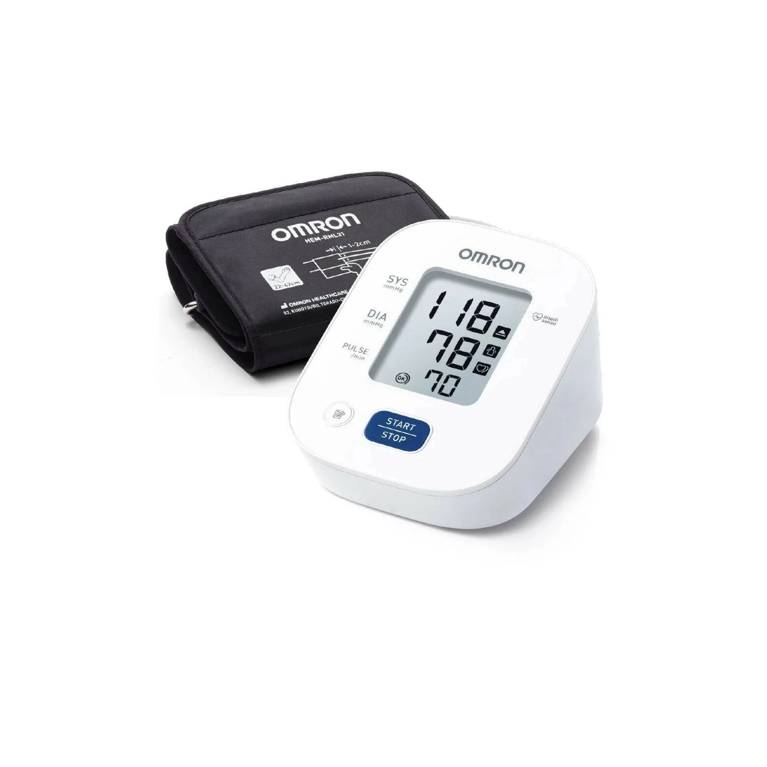 Monitor de presión arterial para brazo OMRON M2+