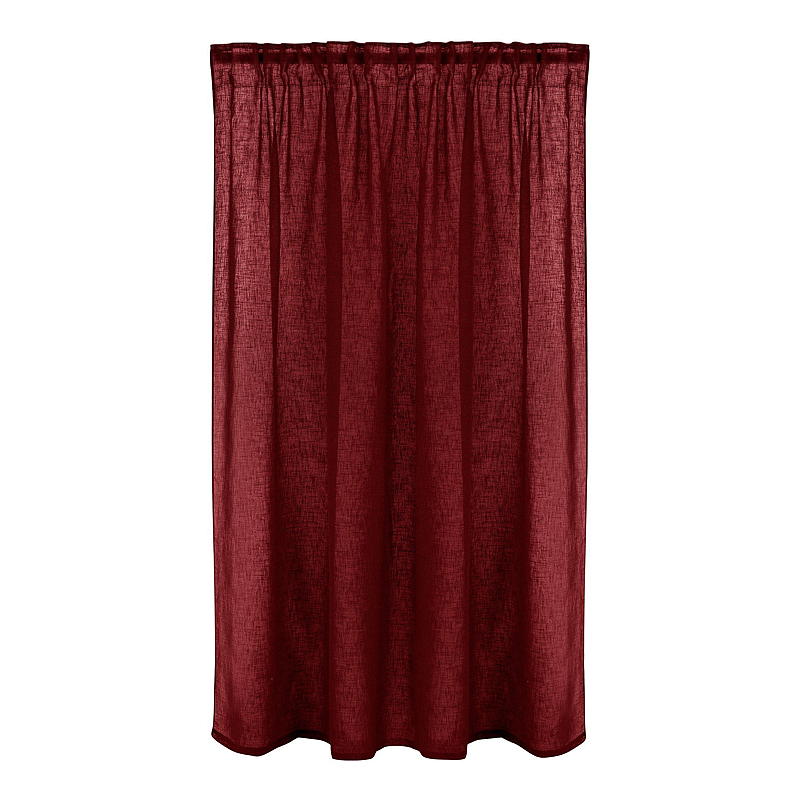 Rideau de maison 140x160 cm rouge Sabrina