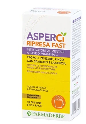 FARMADERBE Asper Ci Ripresa Snel 10 zakjes