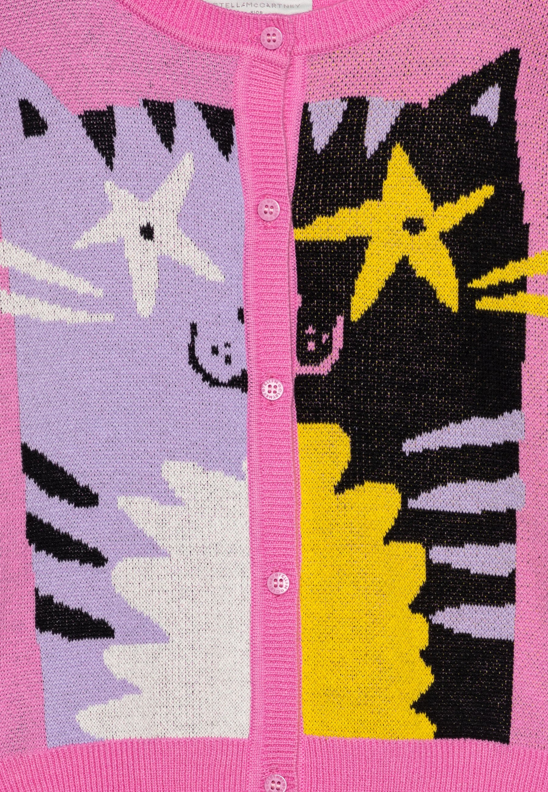 Stella McCartney Kids Cardigan - Cardigan - roze/multicolor