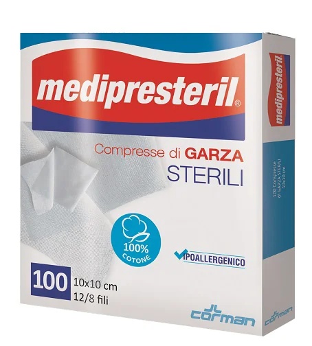 MEDI PRESTERIL Medipresteril marli 12/8 10X10