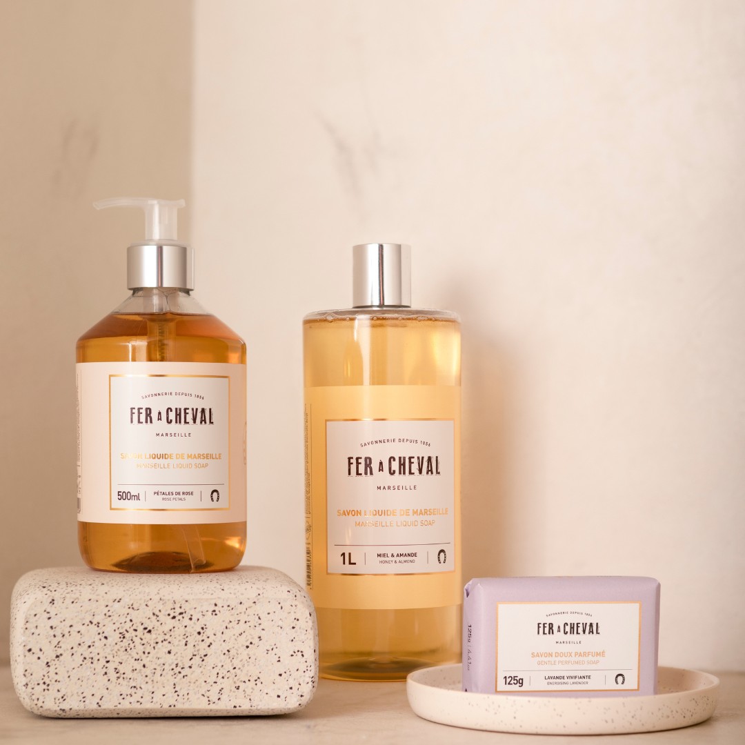 Fer à Cheval Savon Liquide Parfumé Miel et Amande