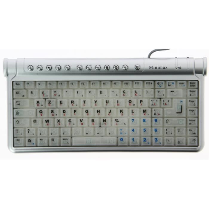 CLAVIER LUMINEUX FRANÇAIS-RUSSE