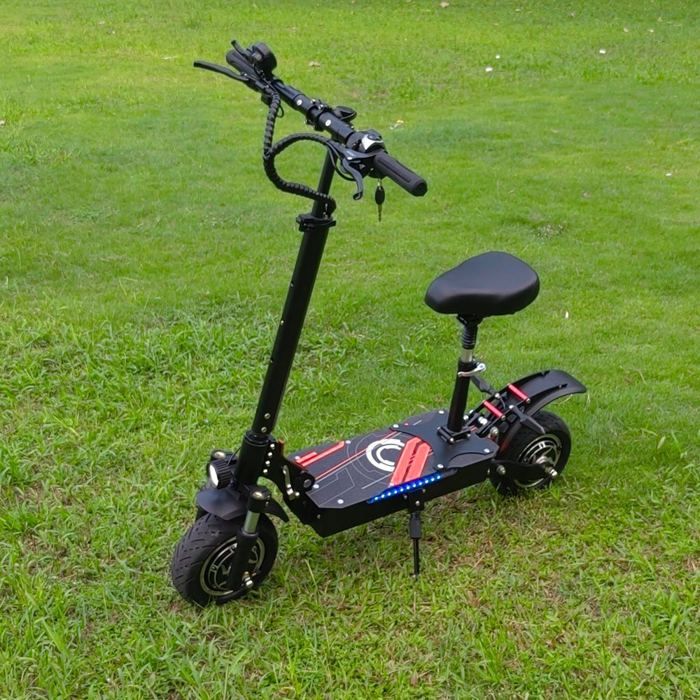 Monopattino elettrico Boyueda Q7 Pro 10'' a doppio motore - Motore da 3200 W - Batteria da 19 Ah - Autonomia di 70 km - Velocità massima di 70 km/h