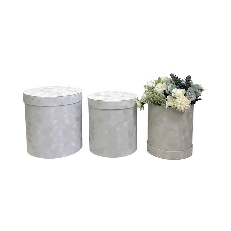 Juego de 3 cajas de regalo de boda con diamantes, franela, flores, cubo para abrazar, cubo redondo para flores, caja de regalo