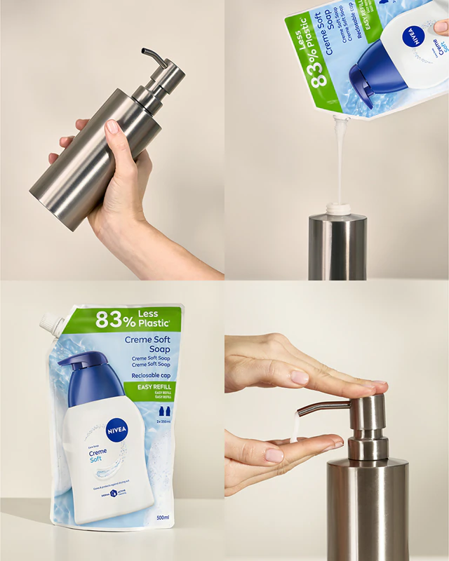 Náplň do tekutého mydla NIVEA Creme Soft