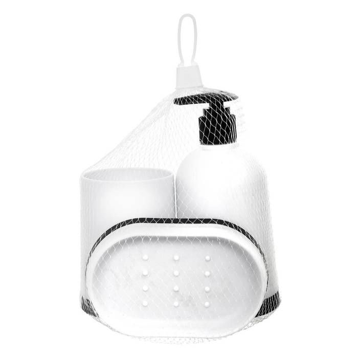 Accesorios de baño x 3 - 5 sencillos e inteligentes - Blanco
