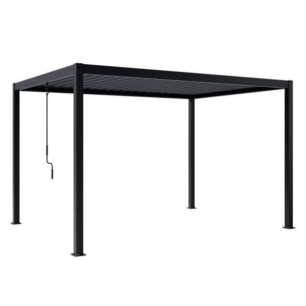 Pergola NORDVIC Skyline 3x4 m Antracyt   Żaluzja 90 cm