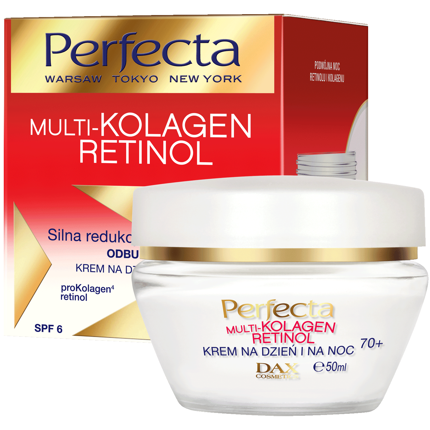 Cremă de ochi și buze Perfecta 15ml Multi-Colagen Retinol