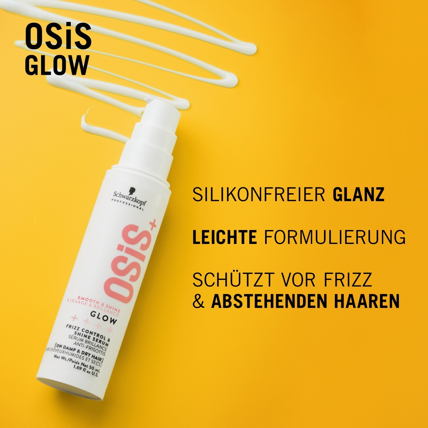 Schwarzkopf Professional Haarcreme OSiS+ Smooth & Shine Glow - 50 ml