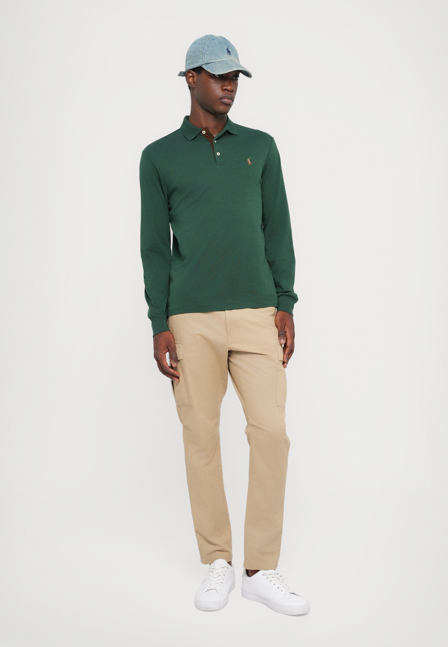 Polo Ralph Lauren MANICA LUNGA - Polo - pino vintage