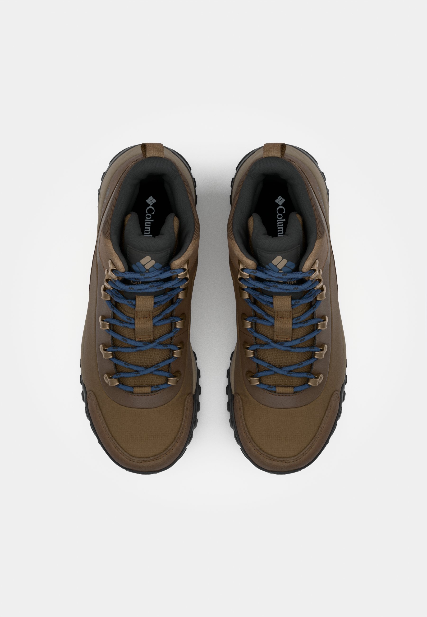 Chaussures de randonnée imperméables Columbia BURNSIDER - marron foncé/marron foncé
