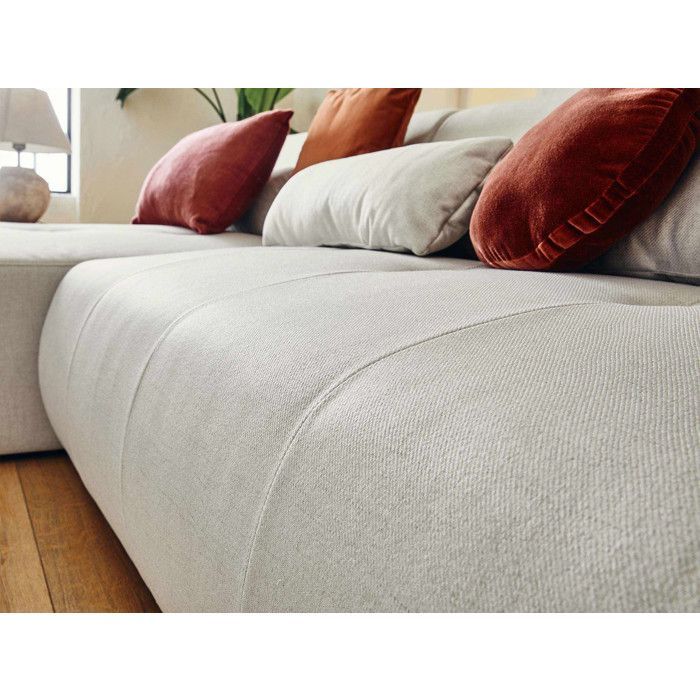 Onyx - Sofá modular esquinero reversible de 4 plazas - en tela - Beige