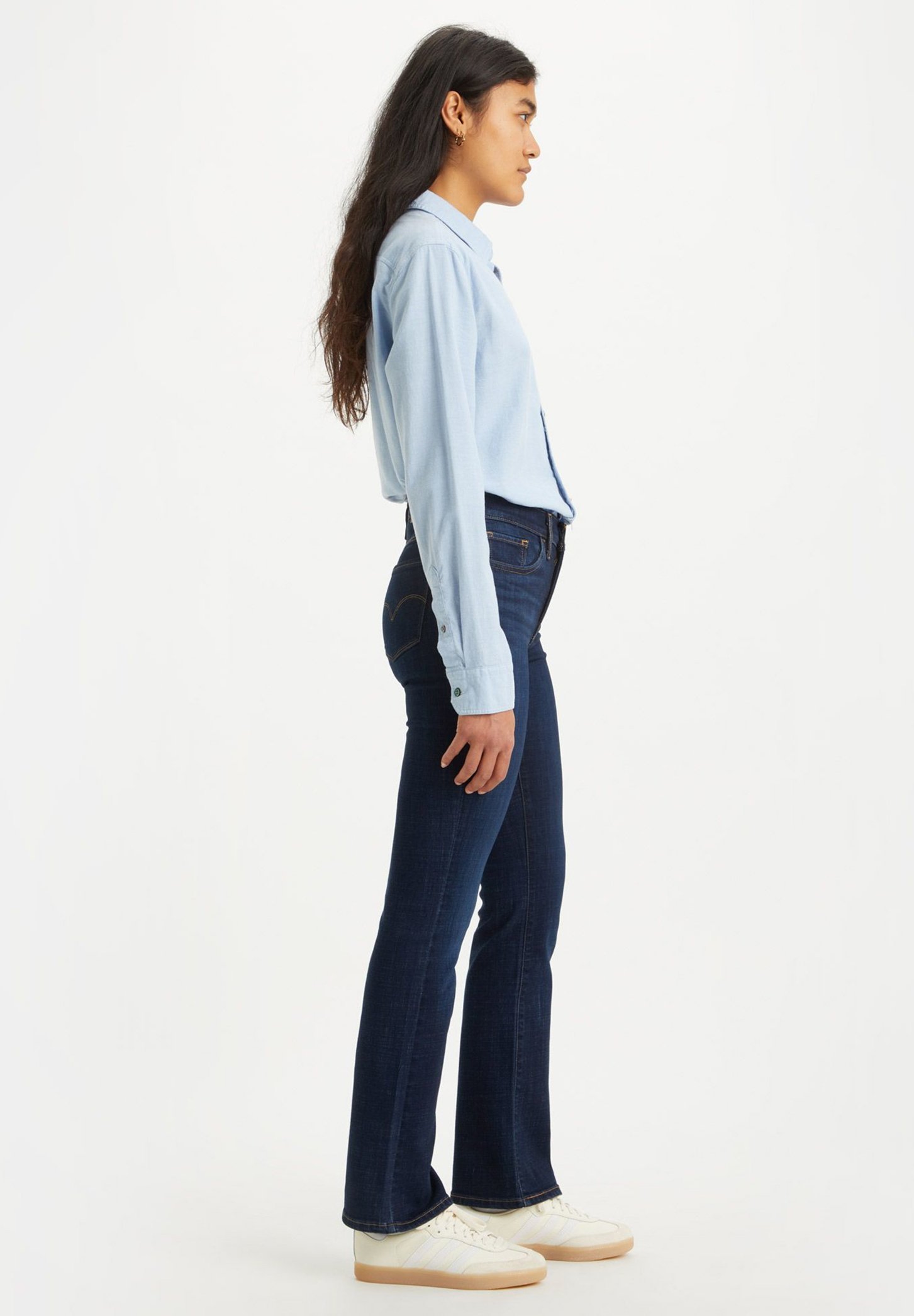 Levi's® 315™ SHAPING BOOTCUT JEANS - Džíny s rozšířenými nohavicemi - black