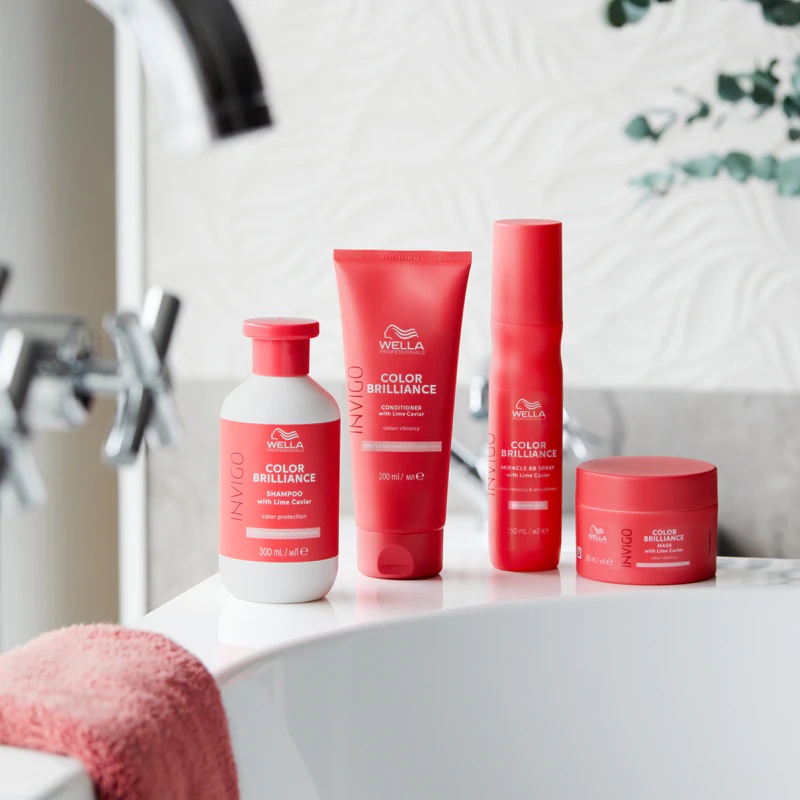„Wella Professionals Invigo Color Brilliance“ spalvą apsaugantis kondicionierius normaliems ir ploniems plaukams