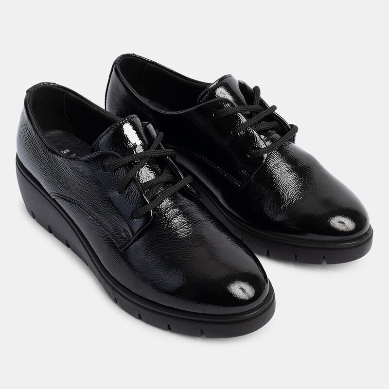 Damskie buty na koturnie COMFIT sznurowane