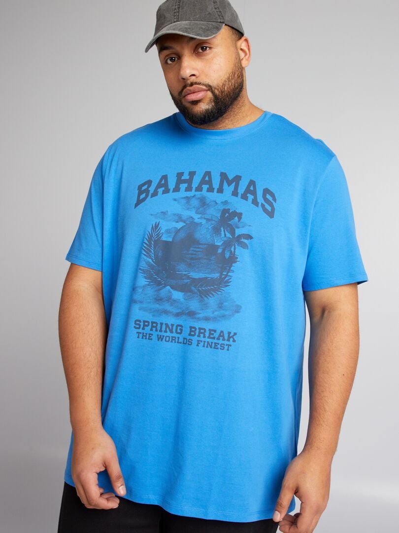 Camiseta de punto jersey - AZUL