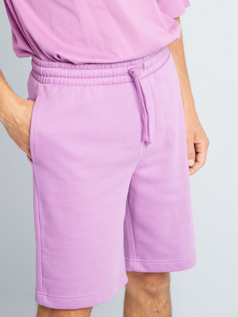 Bermudas de tejido polar - ROSA