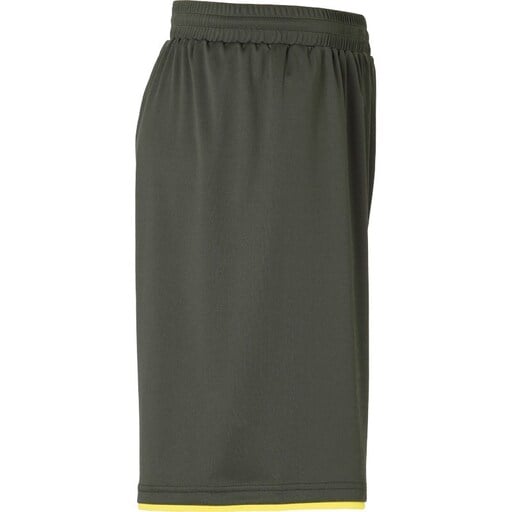 Uhlsport kluba šorti tumši olīvzaļi/amarillo fluorīds