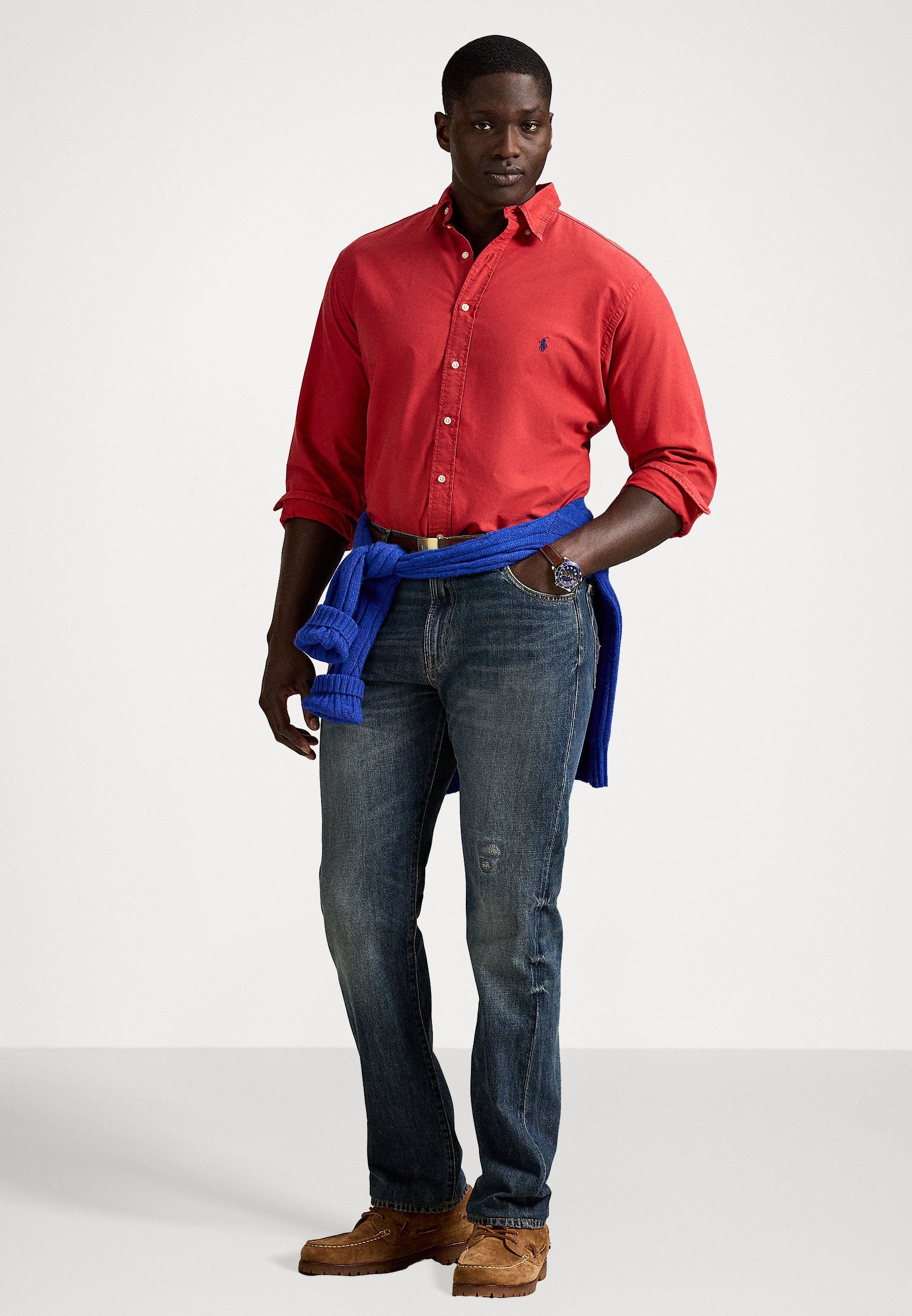 Camicia Oxford tinta in capo Polo Ralph Lauren Big & Tall - Camicia - nuovo mattone