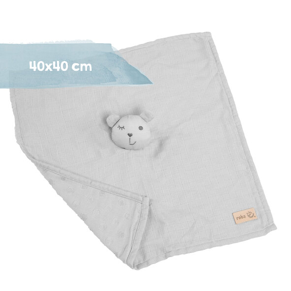 Baby Geschenkset Kuscheln & Spielen, silbergrau