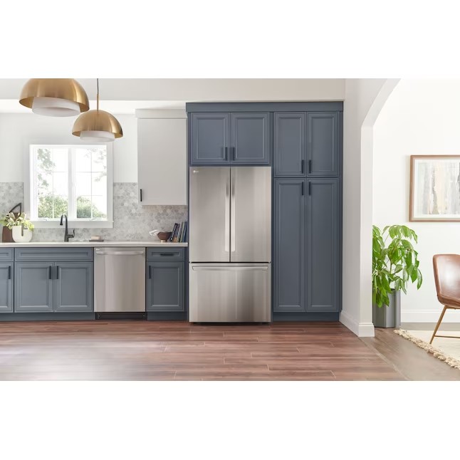LG Counter-Depth MAX 26,5 cu ft Counter-Depth Smart French Door koelkast met ijsmaker (roestvrij staal) ENERGY STAR
