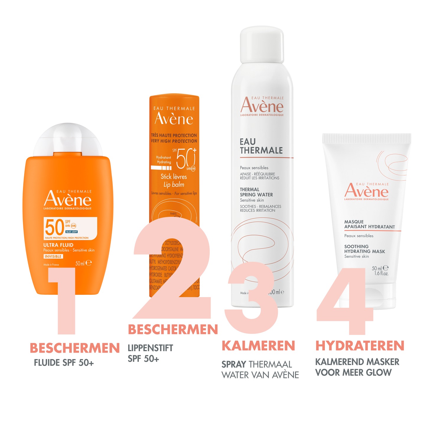 Bálsamo labial con protector solar Avène SPF50+ - 3 g