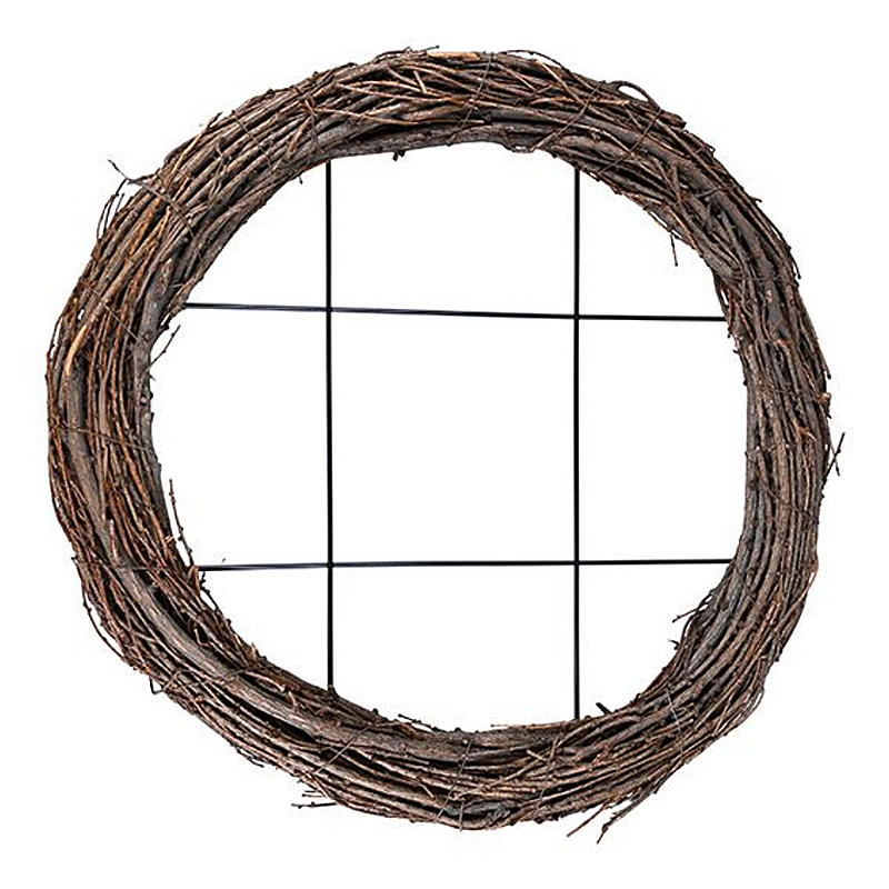 Krans ø 40 cm med rutenett til dekorasjon